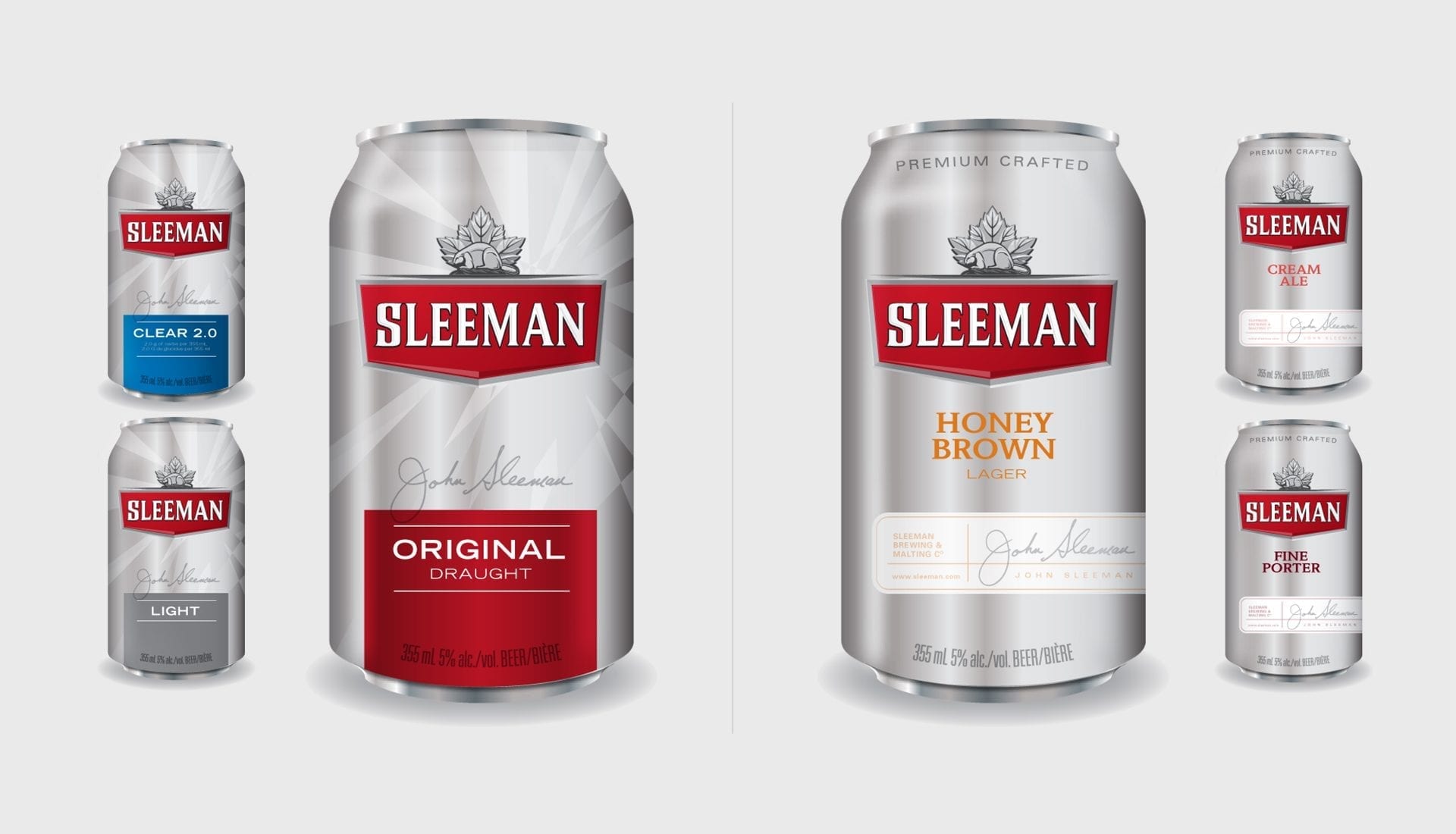 Sleeman beer can design concepts