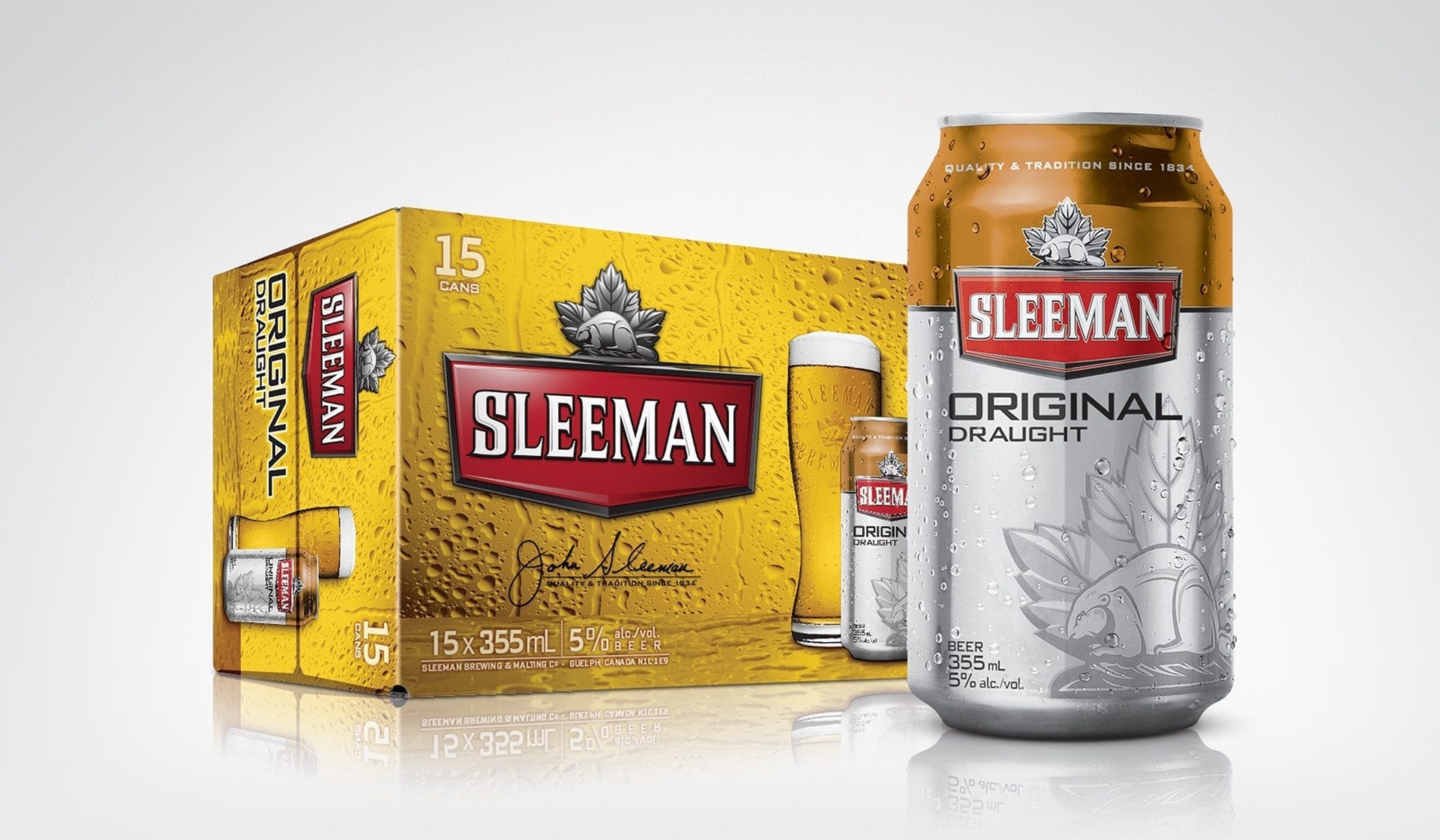 Sleeman beer can design concept