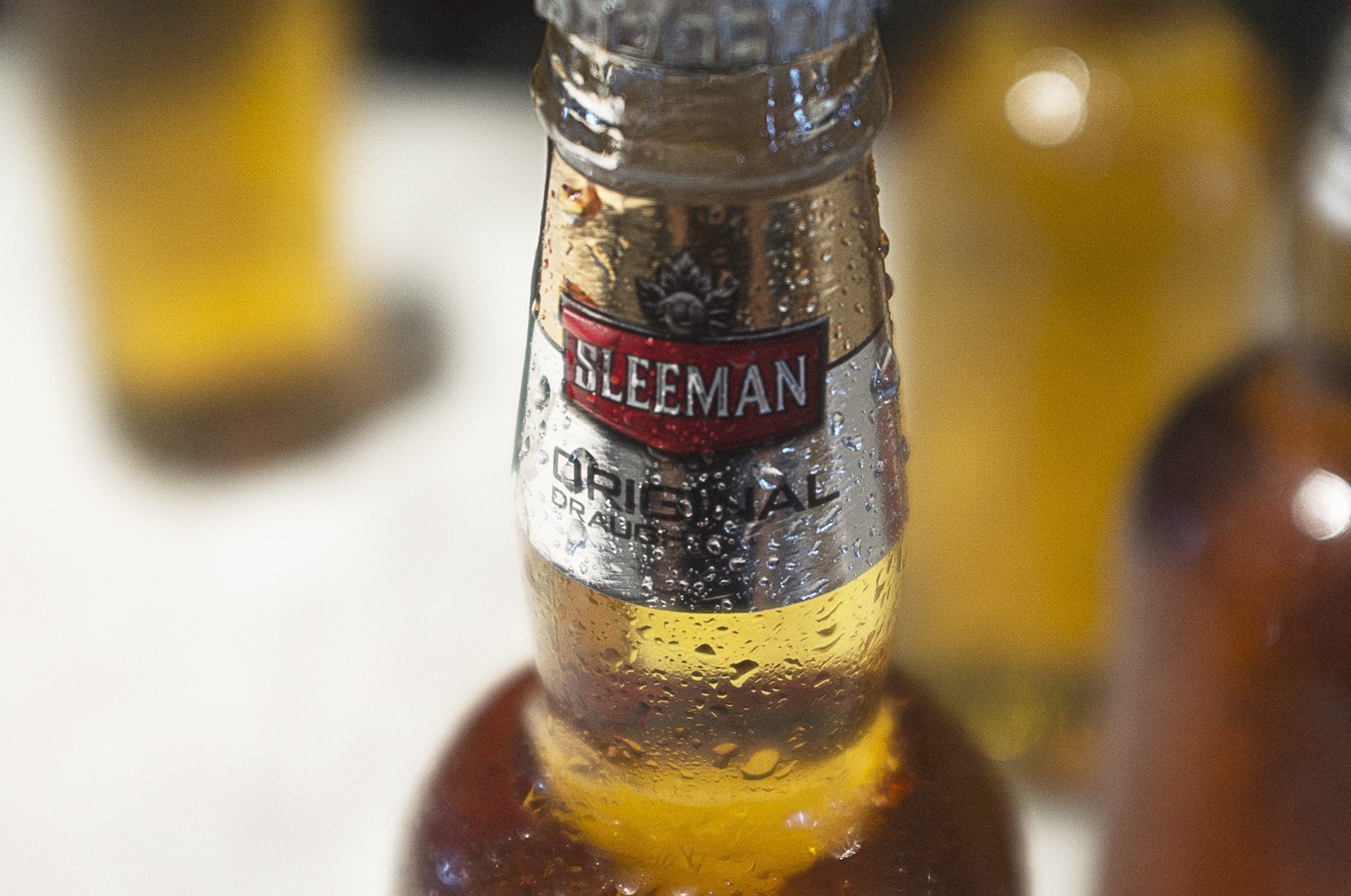Sleeman beer bottle design concept