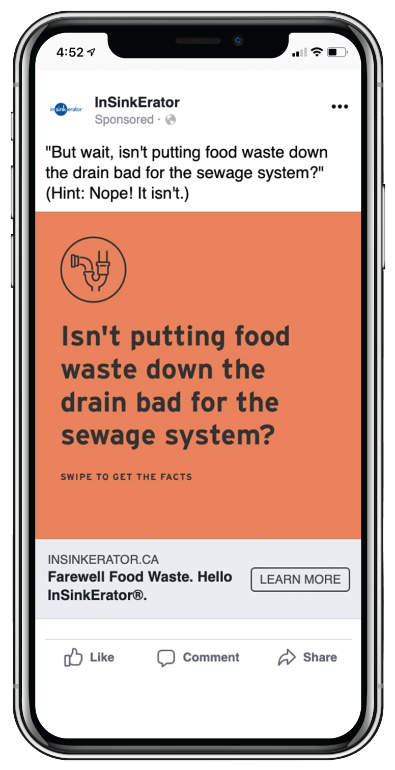 myth: putting food waste down the drain bad for sewage system?